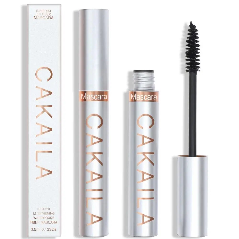 Waterproof Black Mascara Sweat-prooflong Long Lasting Lengthening Eyelash Enchancer Natural Curlying Mascara Eyelash Cosmetics