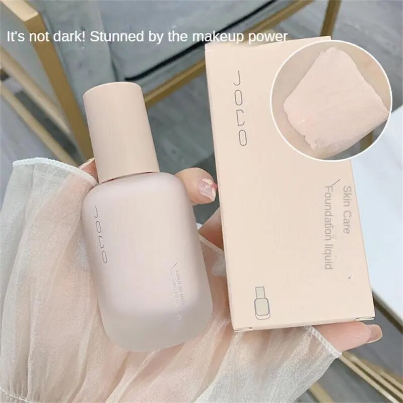 JOCO Liquid Foundation High Coverage Makeup Base Lasting Concealer BB Cream Foundation Makeup Waterproof Foundation FemaleMakeup