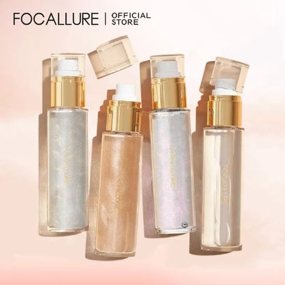 FOCALLURE Diamond Makeup Setting Spray Hydrating Primer Pearlescent Long-Lasting Oil-control Moisturizing Lock Face Cosmetics