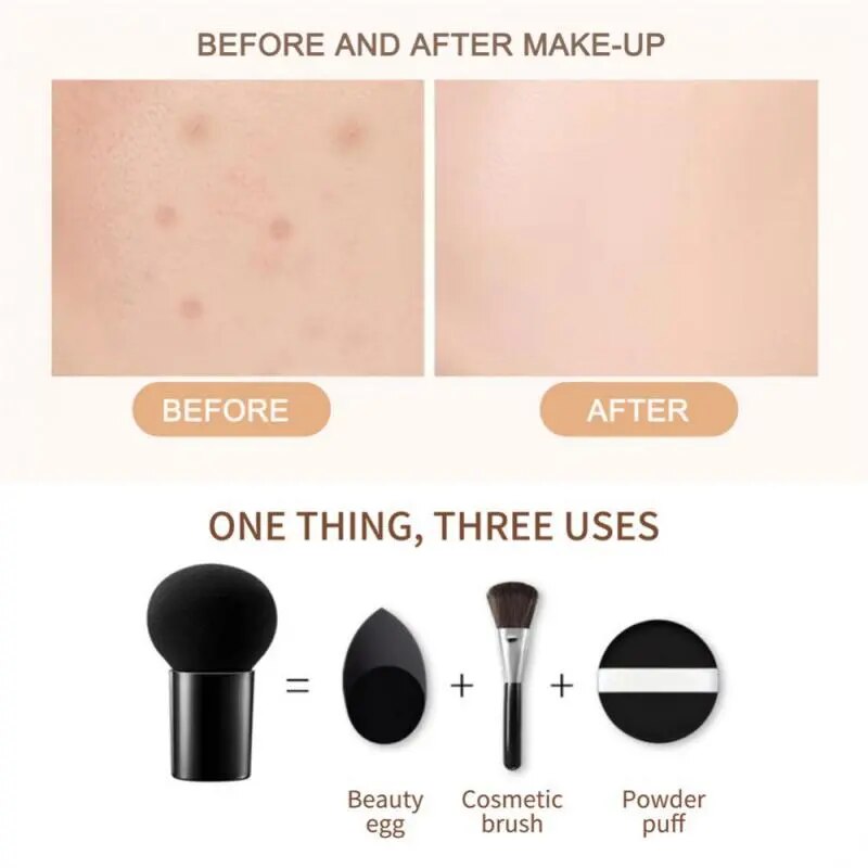 Mushroom Head Air Cushion BB Cream Foundation Oil-control Concealer Moisturizing Whitening Waterproof Air-permeable Make Up