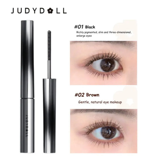 Judydoll Small Steel Tube Lash Lengthening Curling Thick Mascara Natural Quick Dry Waterproof Non-smudg Eye Makeup