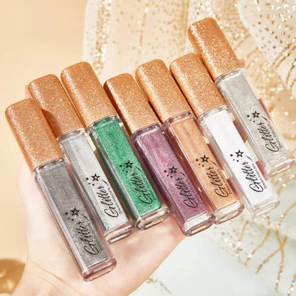 6ml Eye Mascara Glitter Sparkle Makeup Eyelashes Length Extend Maquiagem Waterproof Silk Smooth Diamond Party Club Starry Beauty