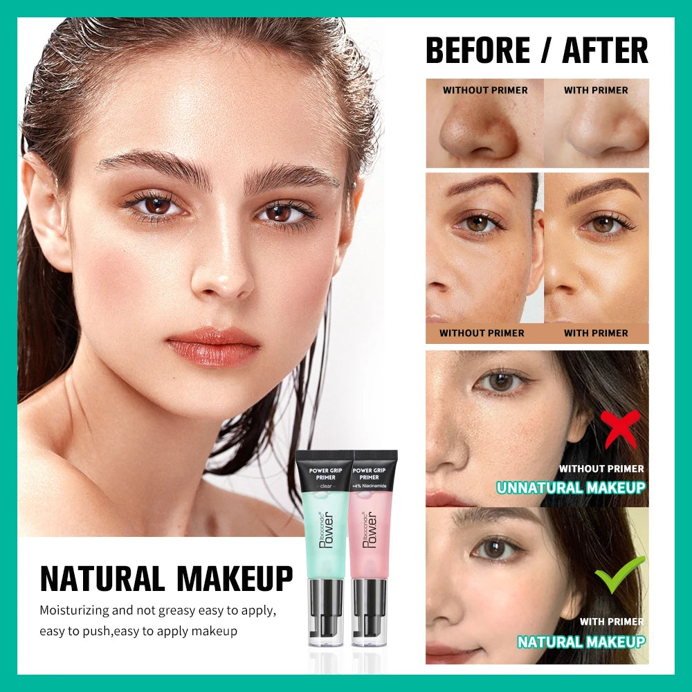 24ml Facial Base Primer Pores Invisible Oil Control Make Up Face Base Cream Foundation Powder Grip Primer Cosmetic