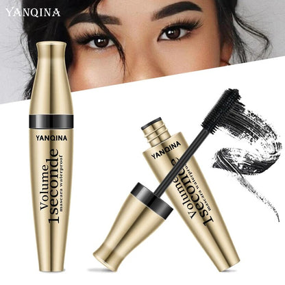 Black Mascara Eyelashes Mascara 4D Silky Eyelashes Lengthening Eyelashes Makeup Waterproof Mascara Volume Eye Cosmetics