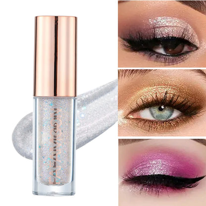 Matte Liquid Eyeshadow Female Makeups Pearlescent Fine Flash Diamond Liquid Eye Shadow Makeup Korean Cosmetic