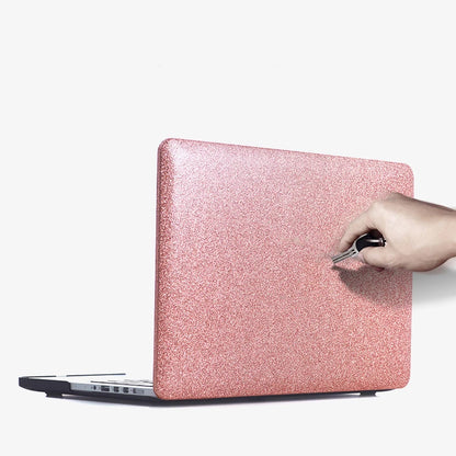 Glitter Glossy Plastic Hard Case + Keyboard Cover + Screen for MacBook Air 13 M1 2022 16" A2485 A2337 M1 M2A2338 A2681 14" A2442