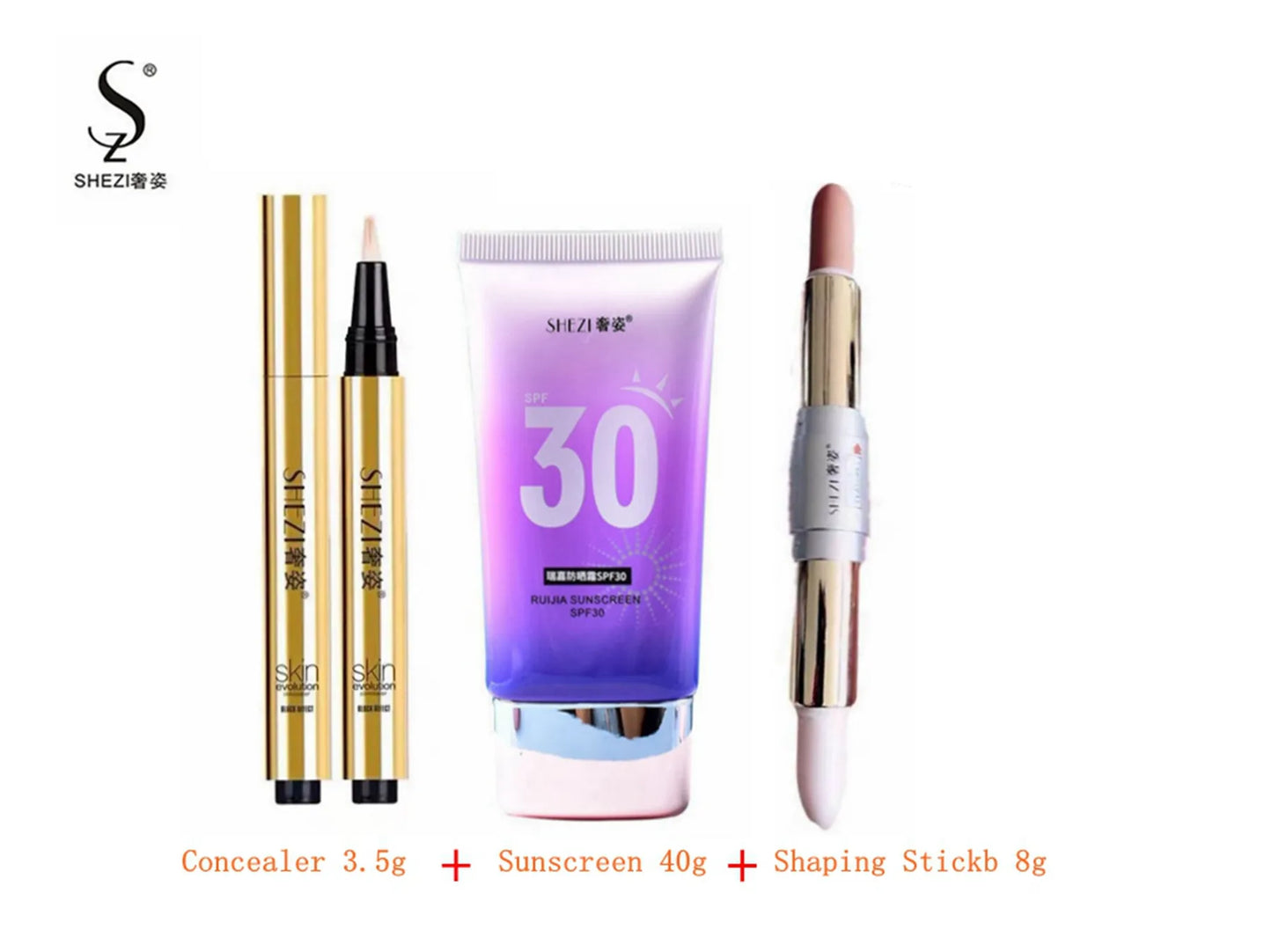 SHE ZI    Facial Foundation Liquid Dark Eye Circle Concealer Pen Spot Acne Perfect Skin Care Beauty  Concealer  3.5g