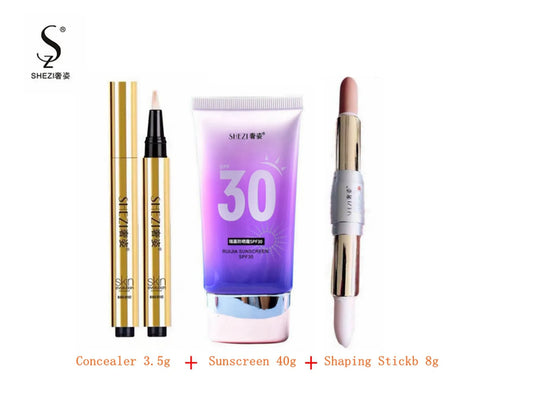 SHE ZI    Facial Foundation Liquid Dark Eye Circle Concealer Pen Spot Acne Perfect Skin Care Beauty  Concealer  3.5g