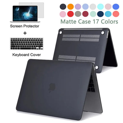 New Macbook Pro 16.2 M1 MAX Chip A2485 Matte Laptop Case For MacBook Pro 15.4 A2141 A1286 A1398 A1707 A1990 Accessories