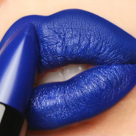 12 Colors Blue Black White Vampire Color Matte Lipstick Waterproof Retro Dark Color Lipsticks Holloween Party Makeup Cosmetics