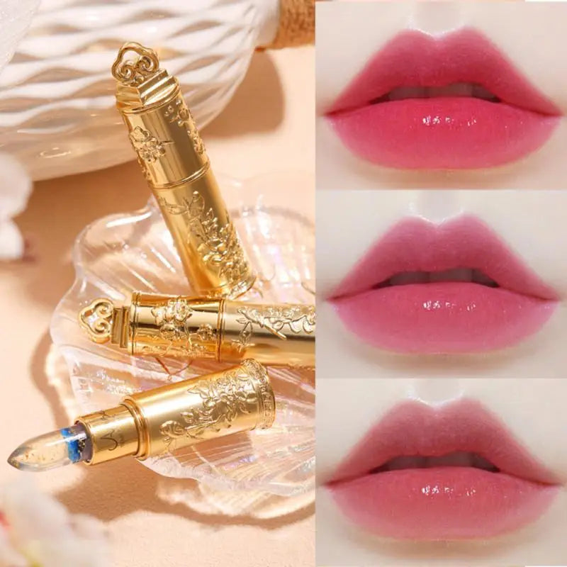 Angel Lipstick MoisturizingTemperature Change Lipstick Transparent Jelly-like Lip Balm No Fading Create Dudu Lip Women Makeup