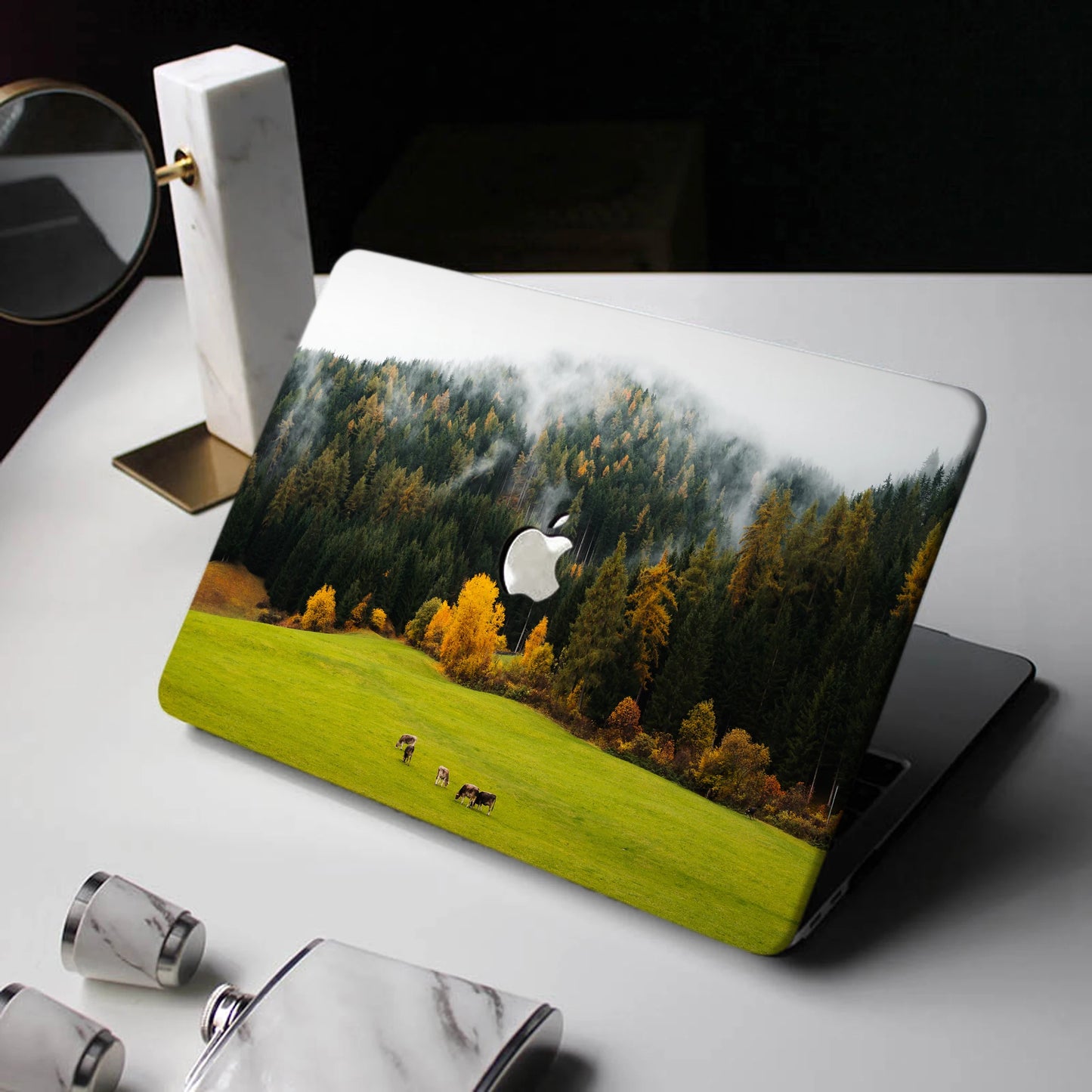 Forest Treetops in Fog Laptop Case For Macbook Air 13 A2337 M1 A2179 Pro 13 15 A2338 Touch Bar Cover Mac Pro 14 16 A2442 A2485