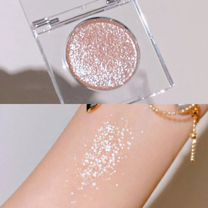 Gorgeous Glitter Eyeshadow Earth Tones Long Lasting Waterproof Eyeshadow Pearlescent Glitter Shimmer Eye Shadow Makeup Cosmetics