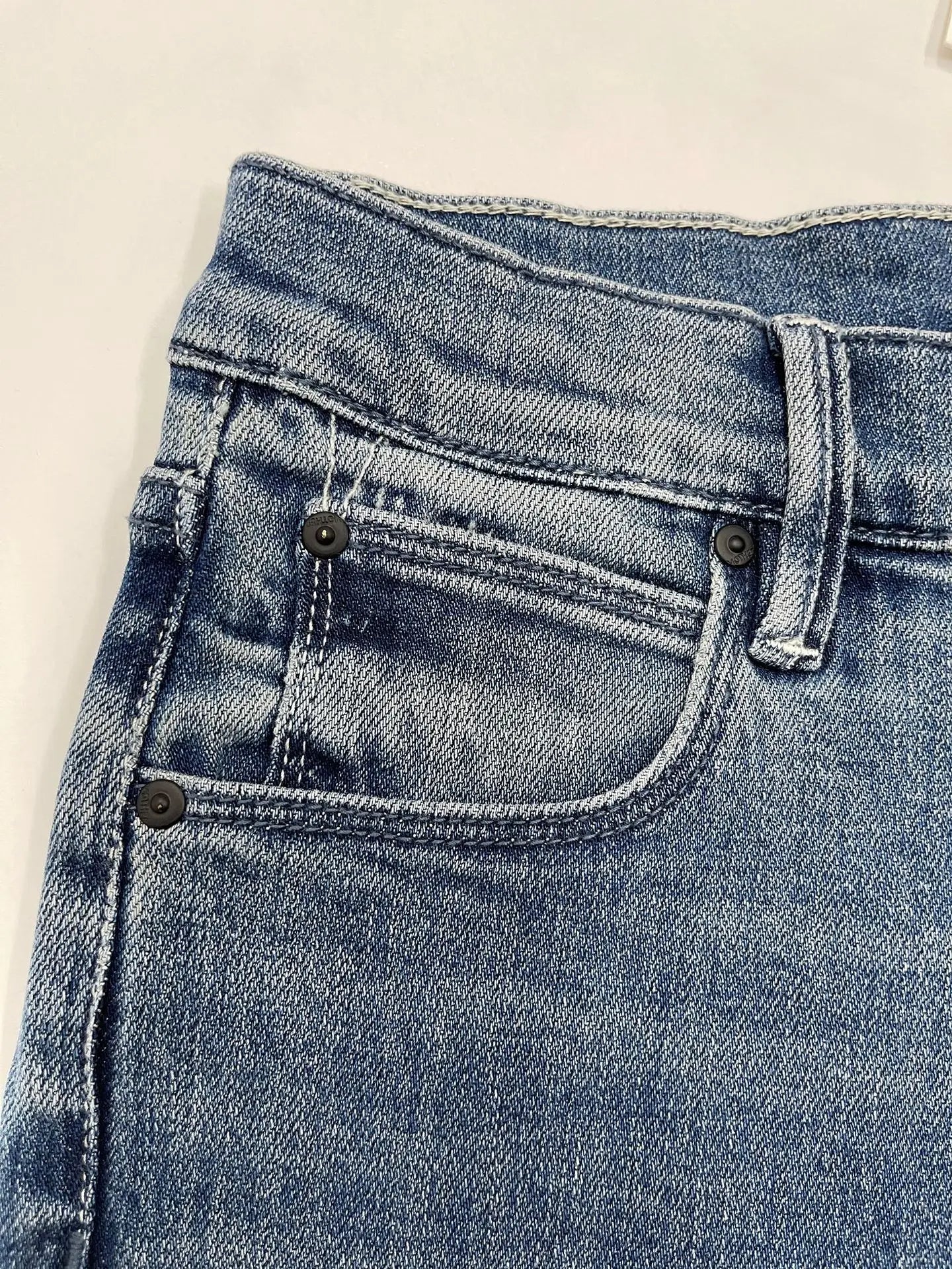 Women high waist slim jeans fashion casual denim ankle-length pants