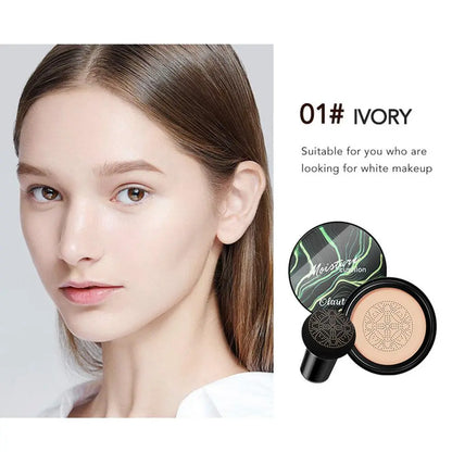 BB Cream Foundation Concealer Air Cushion Mushroom Head CC Whitening Makeup Cosmetics Waterproof Brighten Face Base Tone