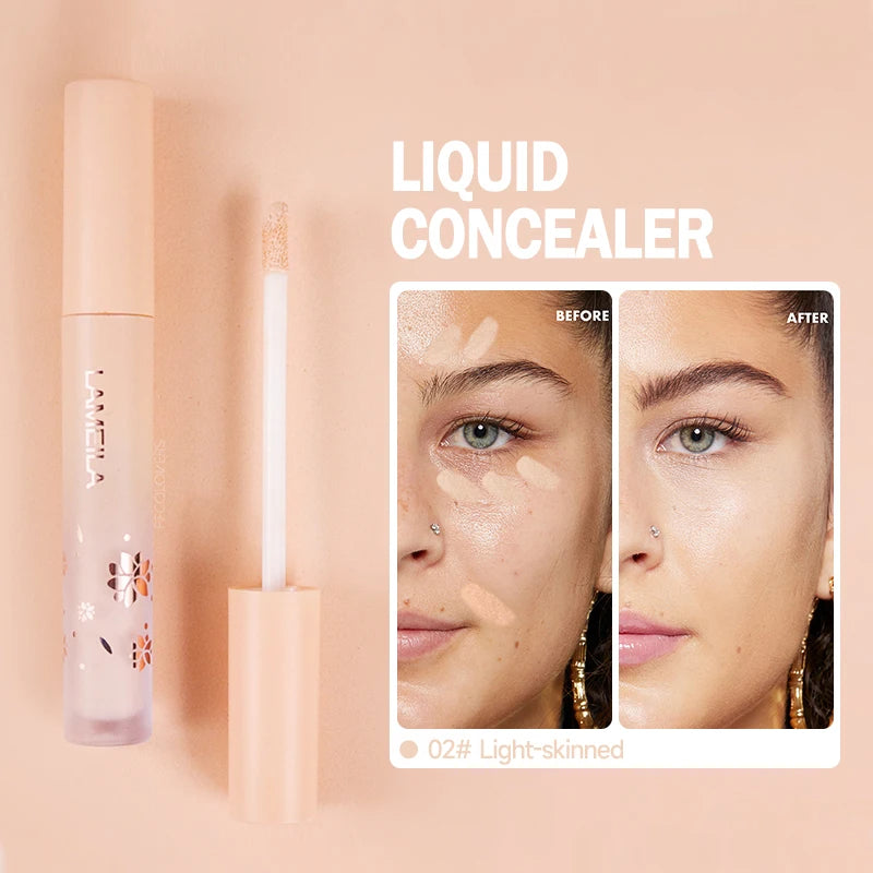 Eyes Face Concealer Liquid Cover Dark Circles Acne Natural Make Up Effect Anti Cernes Base Foundation Cream Cosmetics