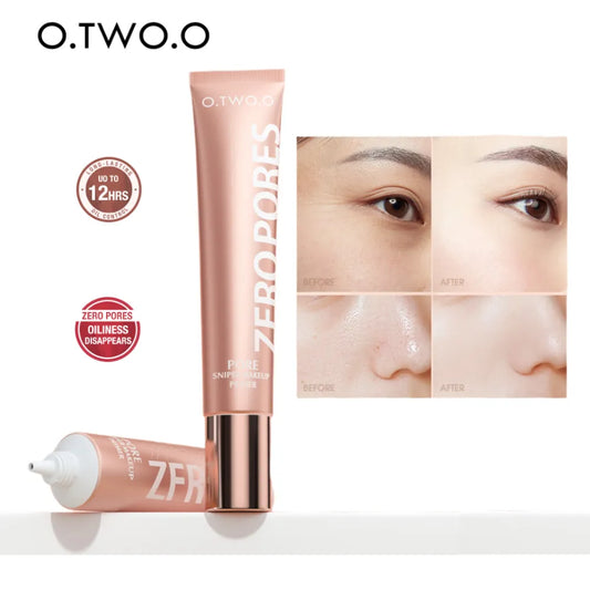 O.TWO.O Invisible Pores Face Makeup Primer 20ml Soft Moisture Oil-Control Whitening Base Make Up Face Cream