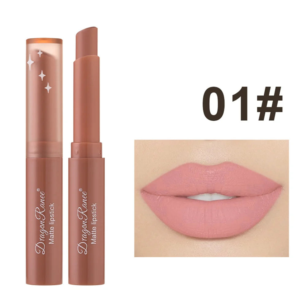 Nude Matte Lipstick Waterproof Long Lasting Lip Stick Not Fading Sexy Red Velvet Lipstick Makeup Cosmetic Batom Beauty