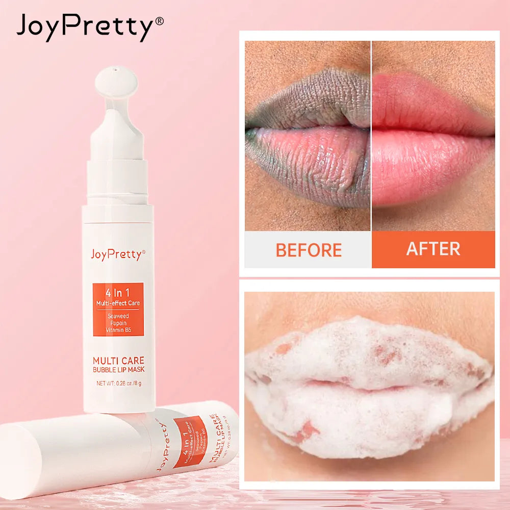 Bubble Remove Dark Lips Balm Gloss Oil Moisturizing Exfoliating Lightening Dark Pigment Whitening Remove Dead Skin Lip Care Mask