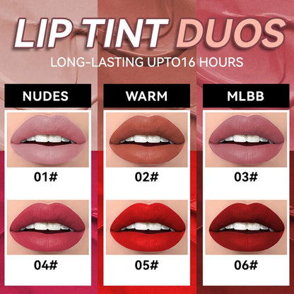 1pcs Matte Ink Liquid Lipstick Makeup Long Lasting High Impact Color Velvet Nude Lip Gloss Waterproof Lip Tint Non Stained Cup