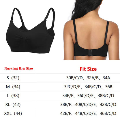 Breastfeeding Bras Maternity Nursing Bra for Feeding Nursing Underwear Clothes for Pregnant Women Wirefree Breathable Bra