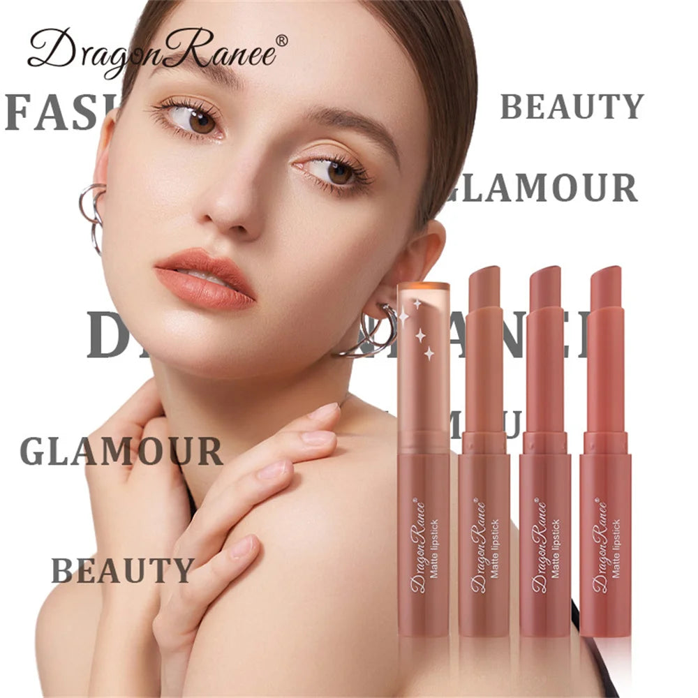 Nude Matte Lipstick Waterproof Long Lasting Lip Stick Not Fading Sexy Red Velvet Lipstick Makeup Cosmetic Batom Beauty