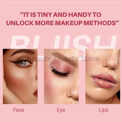 Blush Stick HighLight Matte Repairing Pearl Cream Blush Stick Monochrome Long-lasting Waterproof Blush Korean Makeup