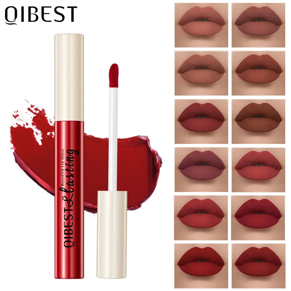 Sexy Black Matte Lipstick Waterproof Long Lasting Lip Stick Not Fading Nude Pink Velvet Lipsticks Makeup Cosmetic Batom b24