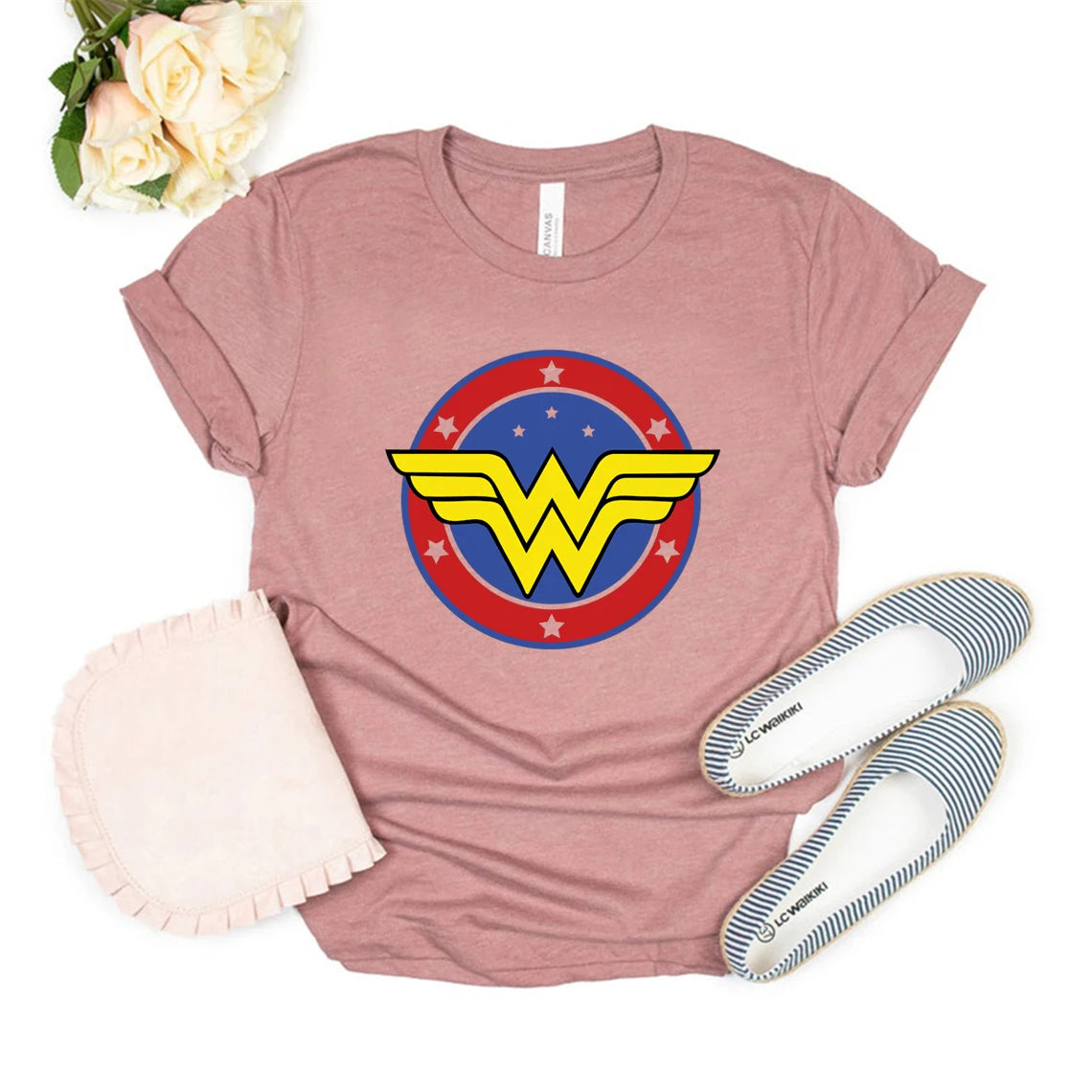 Wonder Female T-Shirt Mother's Day Gift T Shirt Feminist Shirt Girl Power Tshirt Superhero Mama Tee Wonder Mom Women Graphic Tee