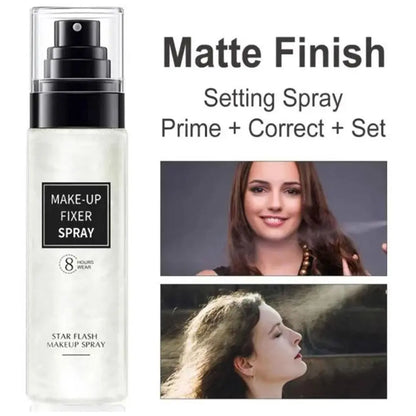 100ml Makeup Setting Spray Long Lasting Foundation Fixer Spray Moisturizing Oil Control Natural Matte Refreshing Quick Fixer