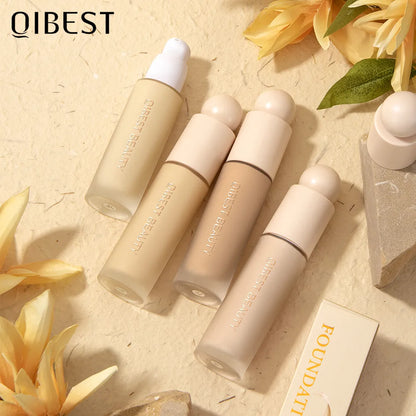 4 Colors Matte Liquid Foundation Hydrating Nourishing Full Coverage Blemish Brighten Concealer Base Maquiagem Korean Makeup 30g