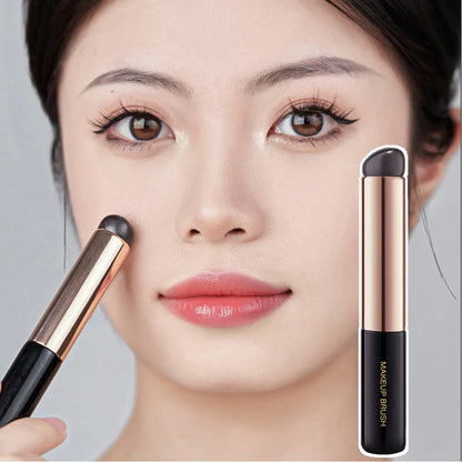 Silicone Lip Brush Angled Concealer Makeup Brush Tool Portable Round Head Like Fingertips Q Soft Lipstick Brush Concealer Brush