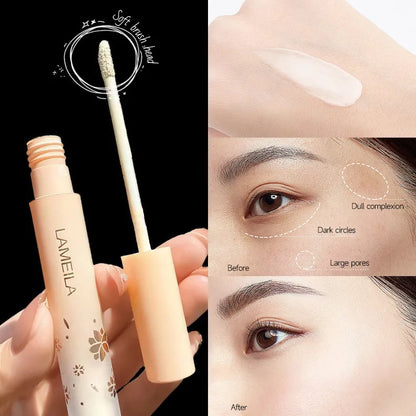 Eyes Face Concealer Liquid Cover Dark Circles Acne Natural Make Up Effect Anti Cernes Base Foundation Cream Cosmetics