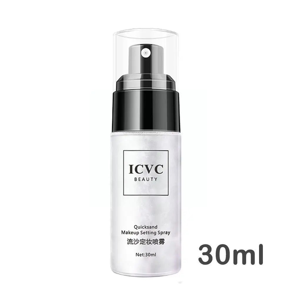 30ml Glitter Fast Finishing Makeup Setting Spray Moisturizing Foundation Long Fixer Oil Lasting Control Spray Waterproof Up Make