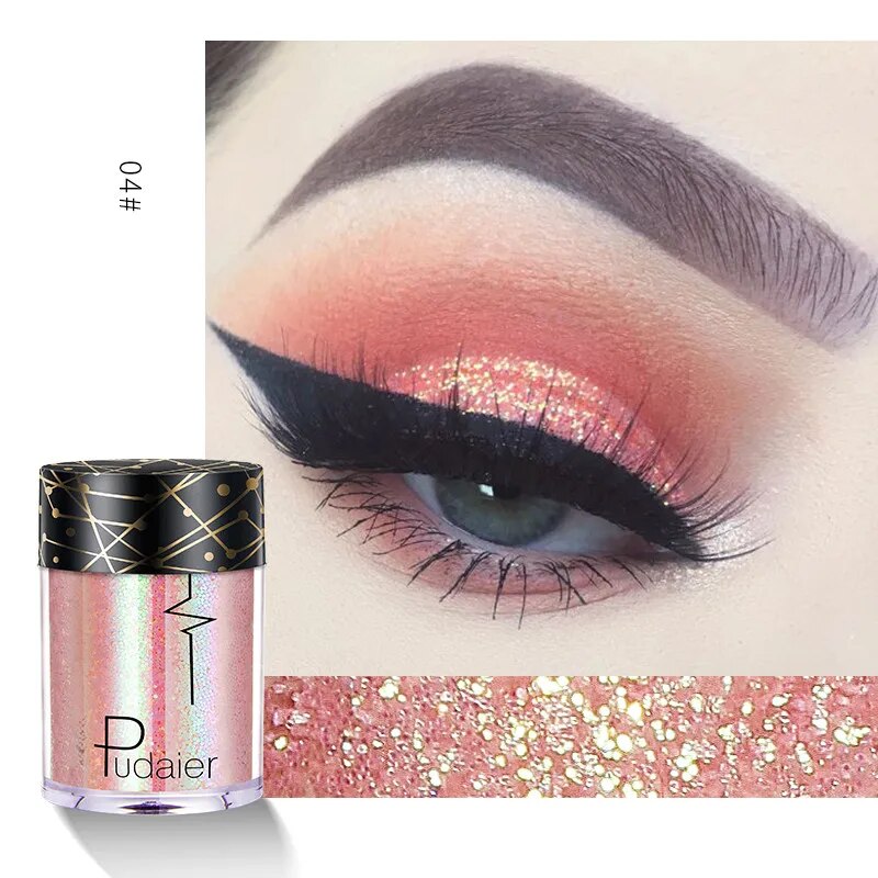 Shiny Ray Holographic Sequins Glitter Shimmer Pigment Eye Shadow Tattoo Lip Nail Body Glitter Festival Party Eye Makeup Powder