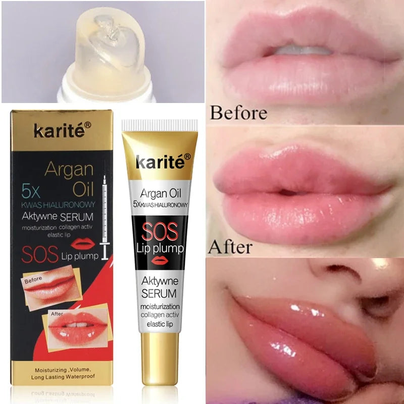 Instant Volumising Lip Plumper Oil Collagen Lip Gloss Moisturizer Repair Lip Extreme Volume Essence Lips Enhancer Cosmetics