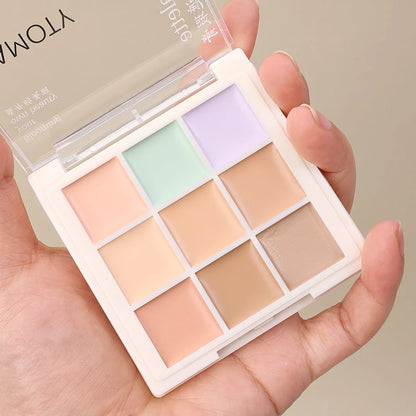 Multicolor Concealer Palette Cream Waterproof Full Coverage for All Skin Face Makeup Cover Dark Circles Acne Pores Cream Base