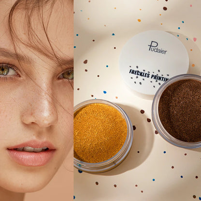 Face Fake Freckles Air Cushion Waterproof Long Lasting Freckles Powder Quick Dry Natural Lifelike Freckles Makeup Sexy Cosmetics