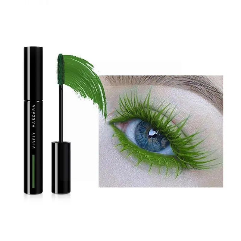 Colorful Mascara Curling Thicking Eyelashes Extension Waterproof Volumizing Black Blue Mascara Long Lasting Non-Smudge Cosmetic