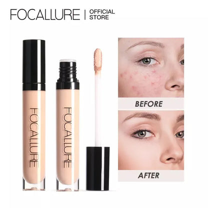 FOCALLURE 7 Colors Face Concealer Waterproof Full Coverage Long-lasting Moisturizing Smooth Liquid Foundation Makeup Cosmetics