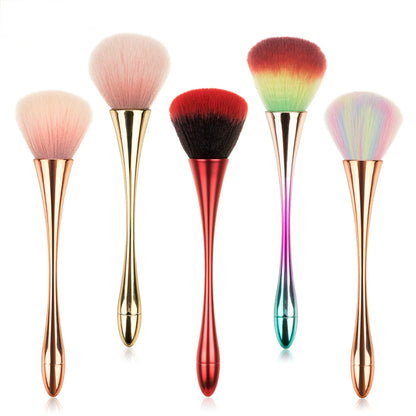 Rose Gold Powder Blush Brush Professional Make Up Brush Large Cosmetic Face Cont Cosmetic Face Cont brocha colorete Make Up Tool