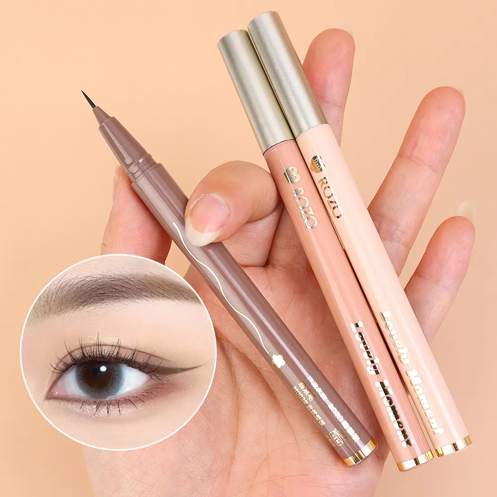 Waterproof Diamond Glitter champagne Liquid Eyeliner Eyeshadow Makeup Black Brown Eye Liner Pen Eye Beauty Party Makeup Tools