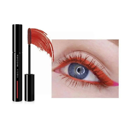 Colorful Mascara Curling Thicking Eyelashes Extension Waterproof Volumizing Black Blue Mascara Long Lasting Non-Smudge Cosmetic