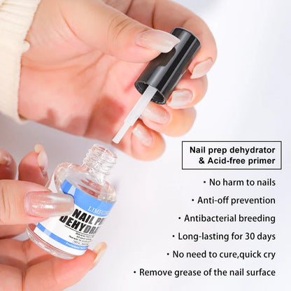 Nail Prep Dehydrator Gel And Acid Free Primer Adhesive Desiccant Acrylic Nails Bonder Gel Balancing Oil Skin Solutions