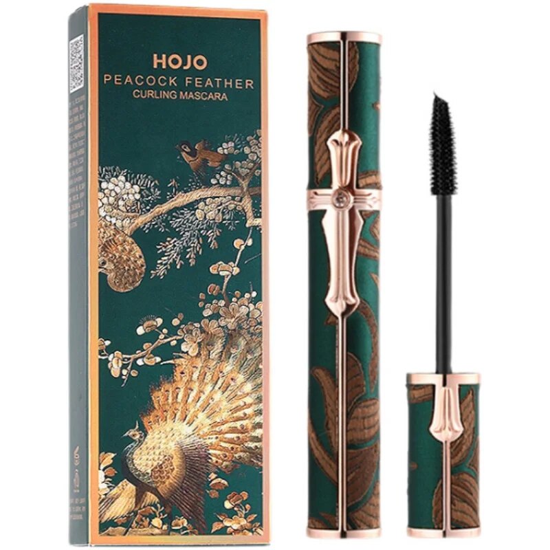 HOJO Peacock Mascara Waterproof Natural Long-lasting Long-lasting Non-Smudge Eye Makeup