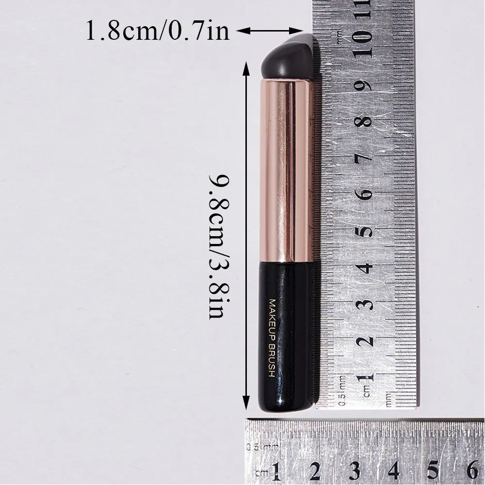 Silicone Lip Brush Angled Concealer Makeup Brush Tool Portable Round Head Like Fingertips Q Soft Lipstick Brush Concealer Brush