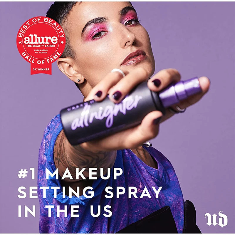 Urban Decay Makeup Setting Spray Fast-Forming Film Moisturizing Matte Non-Sticky Spray Oil Control Anti-Sweat Anti-Smudge 118ml