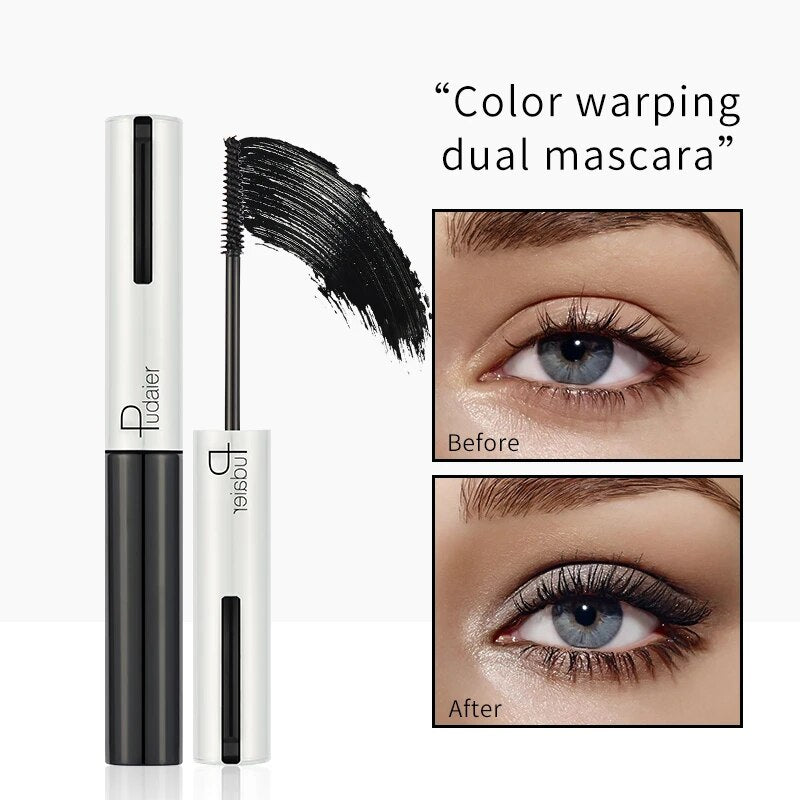 9 Color Mascara Waterproof Fast Dry Eyelashes Curls Extension Make-Up Eyelashes Blue Red Purple Black White Gold Ink Mascara