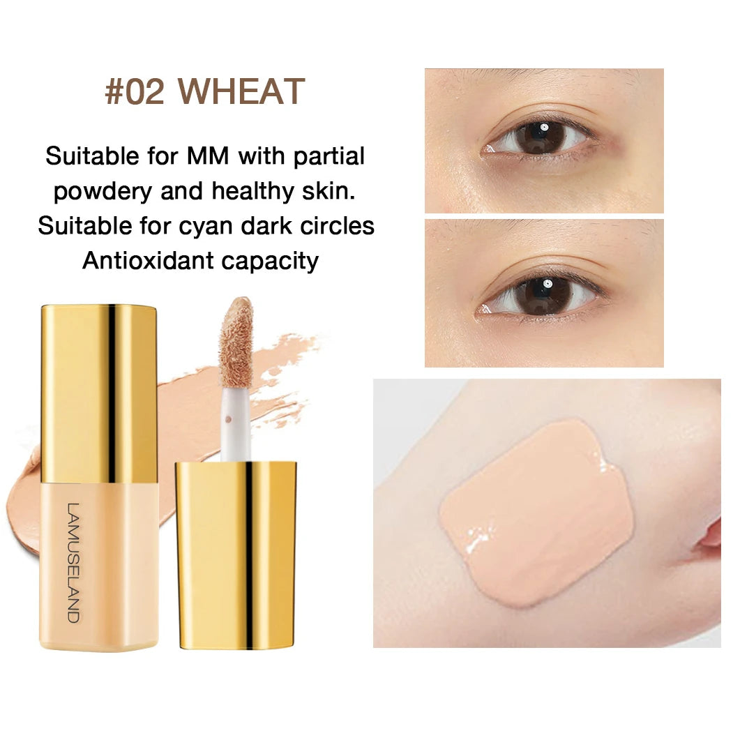 4 Colors Full Cover Face Liquid Concealer Waterproof Last Oil-Control Matte Cover Acne Spot Face Base Makeup Foundation Cosmetic