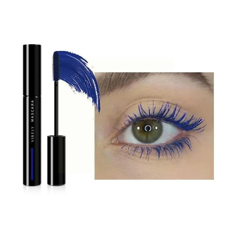 Colorful Mascara Curling Thicking Eyelashes Extension Waterproof Volumizing Black Blue Mascara Long Lasting Non-Smudge Cosmetic